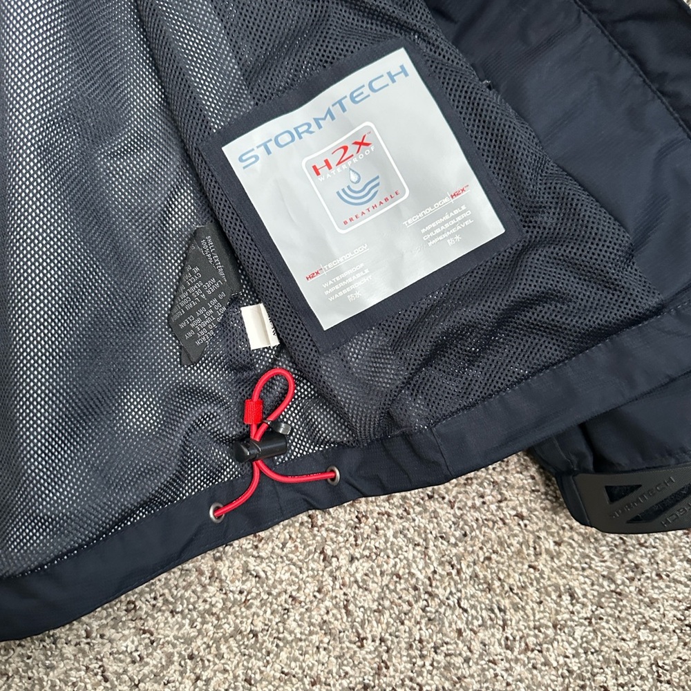 Stormtech Performance Waterproof Navy Hooded Rain… - image 3